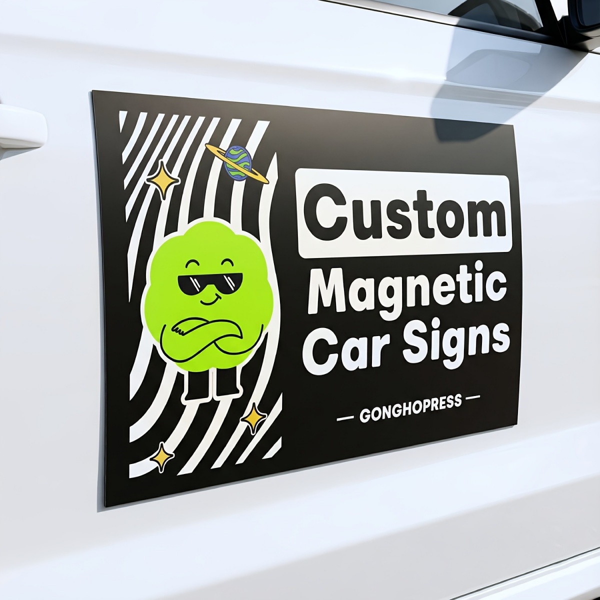 Wall Sticker - Customizable Magnetic Car Decals—Ideal for Vehicle