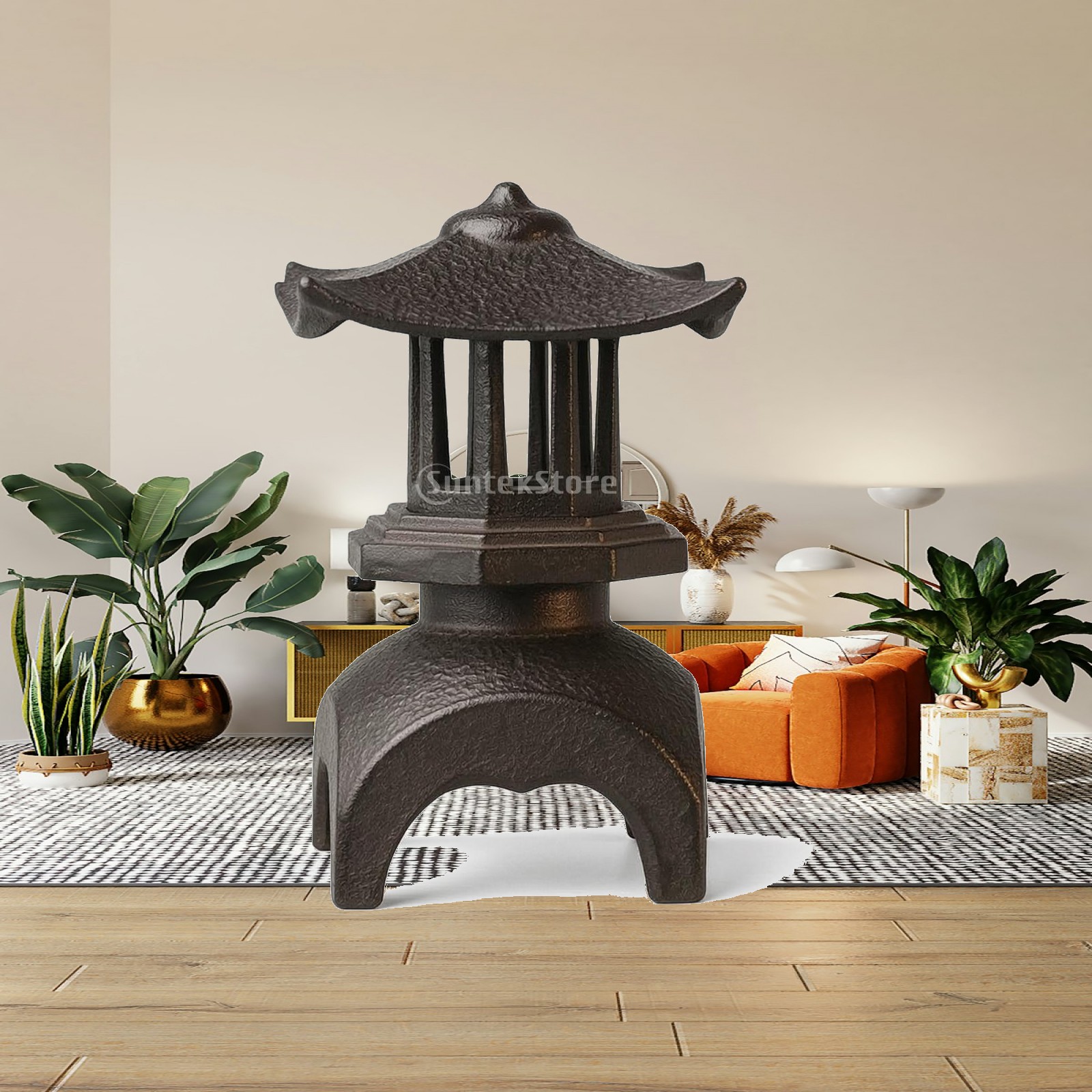 Candle Holder Decor - Cast Iron Lantern Classic Candle Holder
