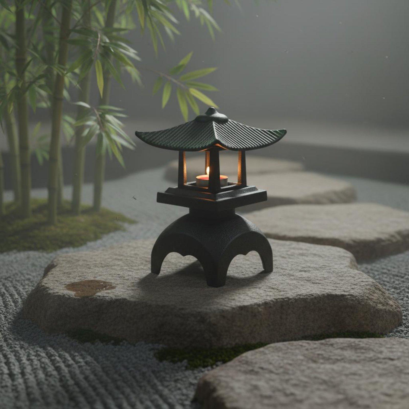 Elegant Cast Iron Lantern Cand - Candle Holder Decor 评论和价格