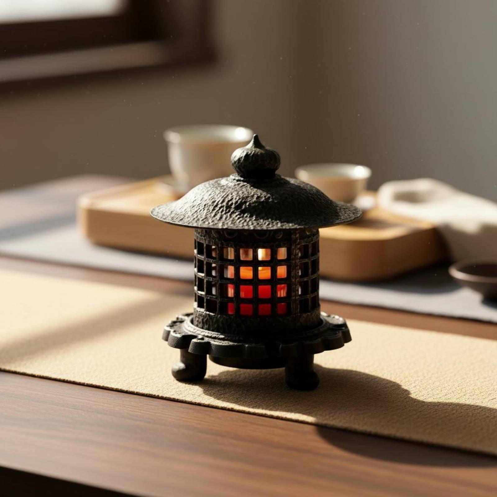 Elegant Cast Iron Lantern Cand - Candle Holder Decor 评论和价格