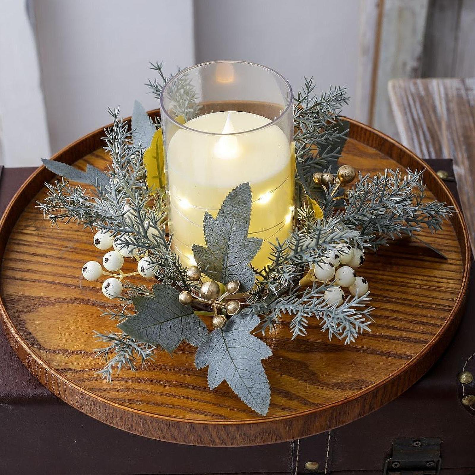 Handmade Artificial Flower Can - Candle Holder Decor 评论和价格