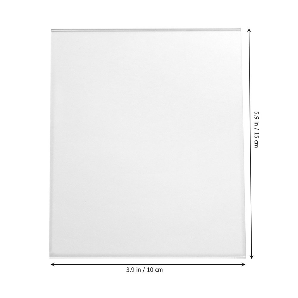 10Pcs Acrylic Sheet Transparen - Picture Frame 评论和价格