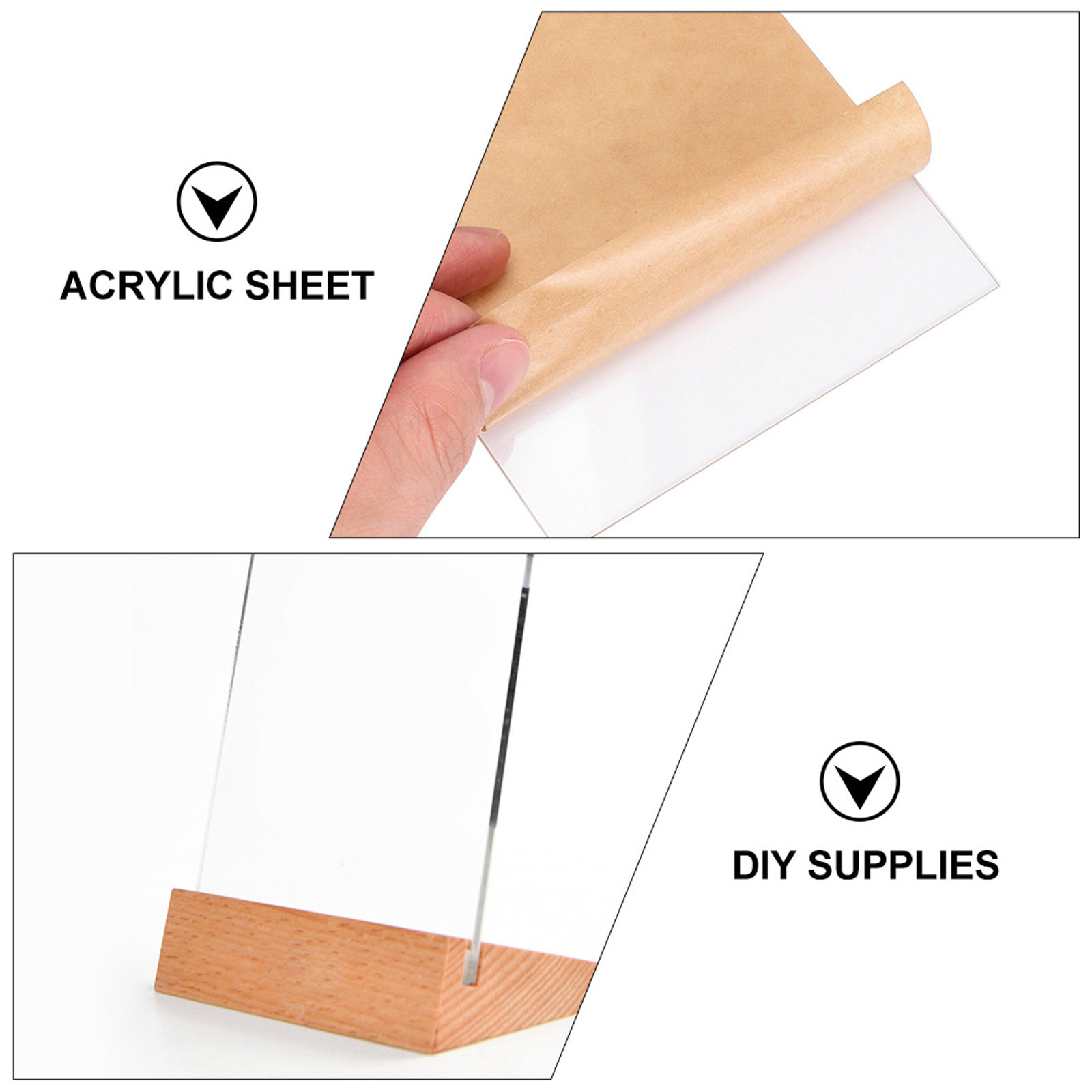 10Pcs Acrylic Sheet Transparen - Picture Frame 评论和价格