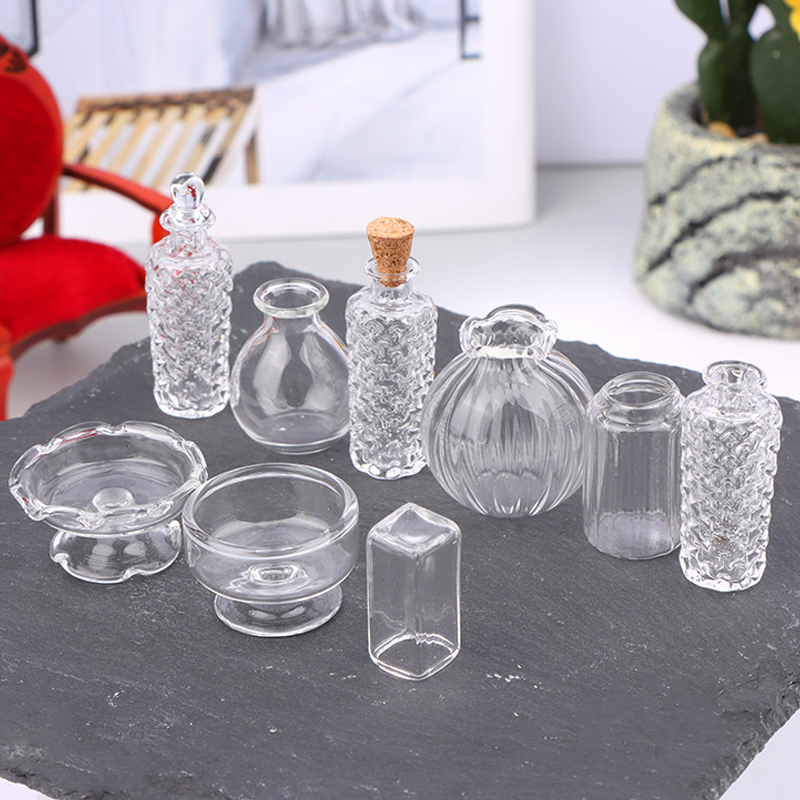 1:12 Dollhouse Miniature Glass - Vase Decor 评论和价格