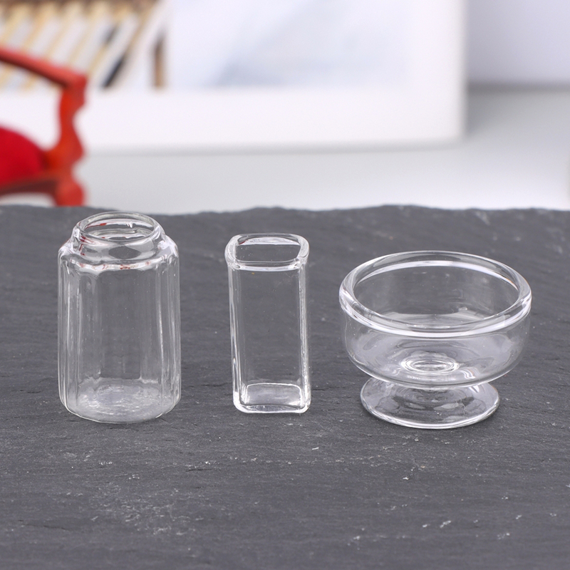 1:12 Dollhouse Miniature Glass - Vase Decor 评论和价格