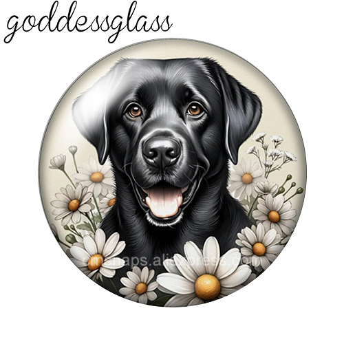 ‌Cute Dogs among the Flowers s - Vase Decor 评论和价格