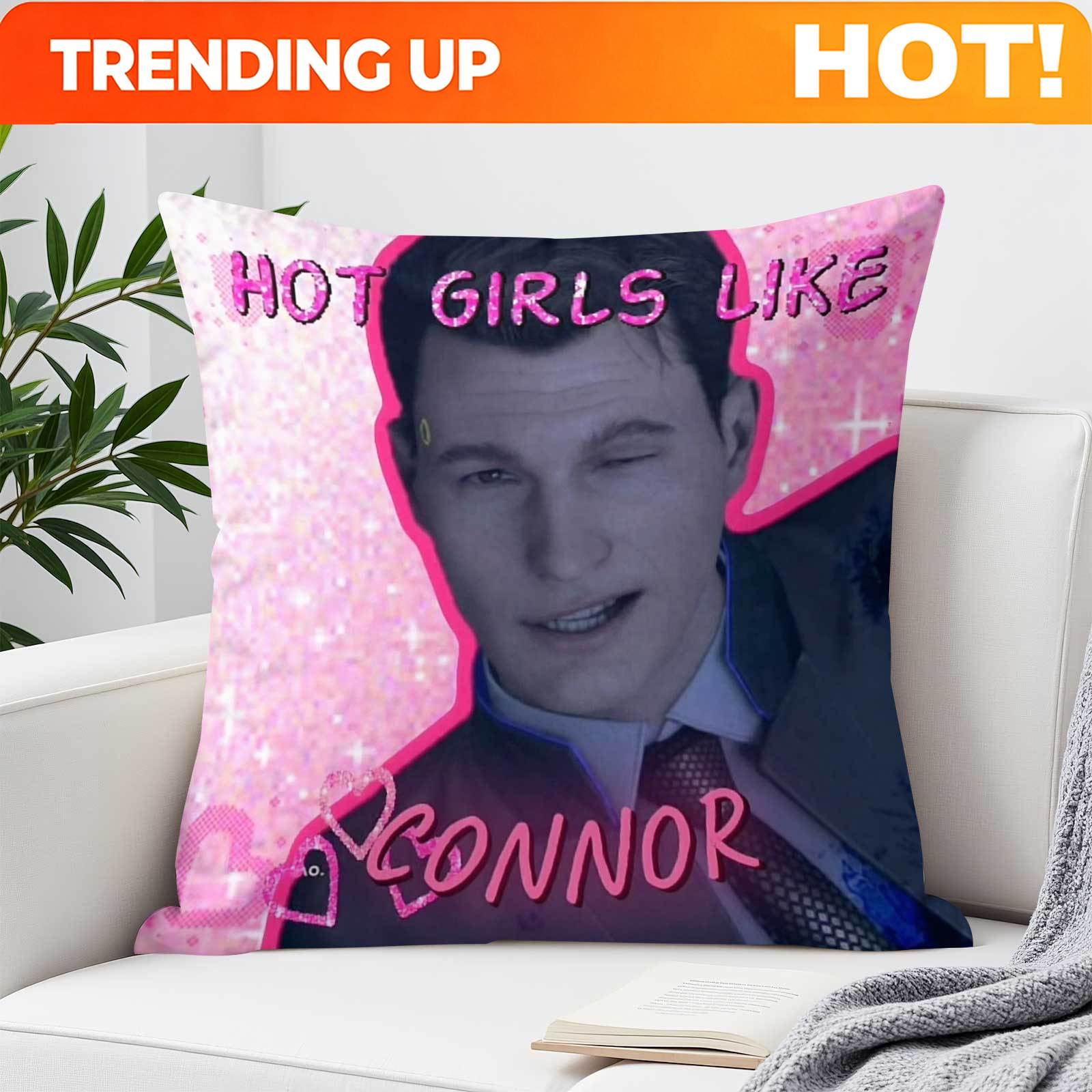 Customize 1pc CONNOR SO HOT Pi - Throw Pillow 评论和价格