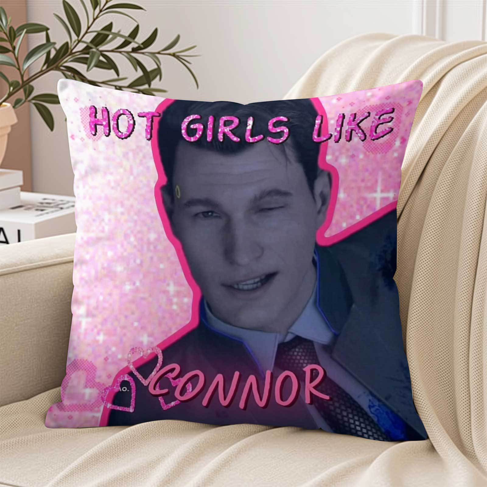 Customize 1pc CONNOR SO HOT Pi - Throw Pillow 评论和价格