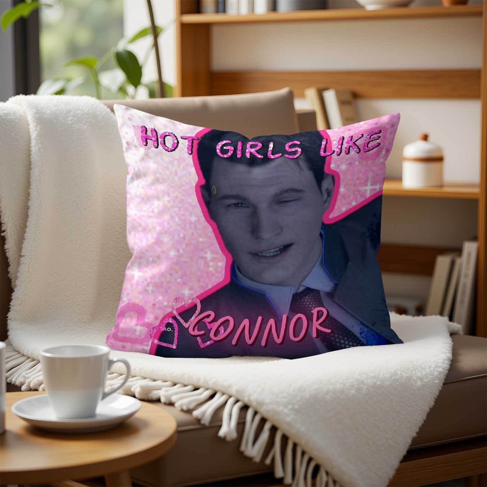 Customize 1pc CONNOR SO HOT Pi - Throw Pillow 评论和价格