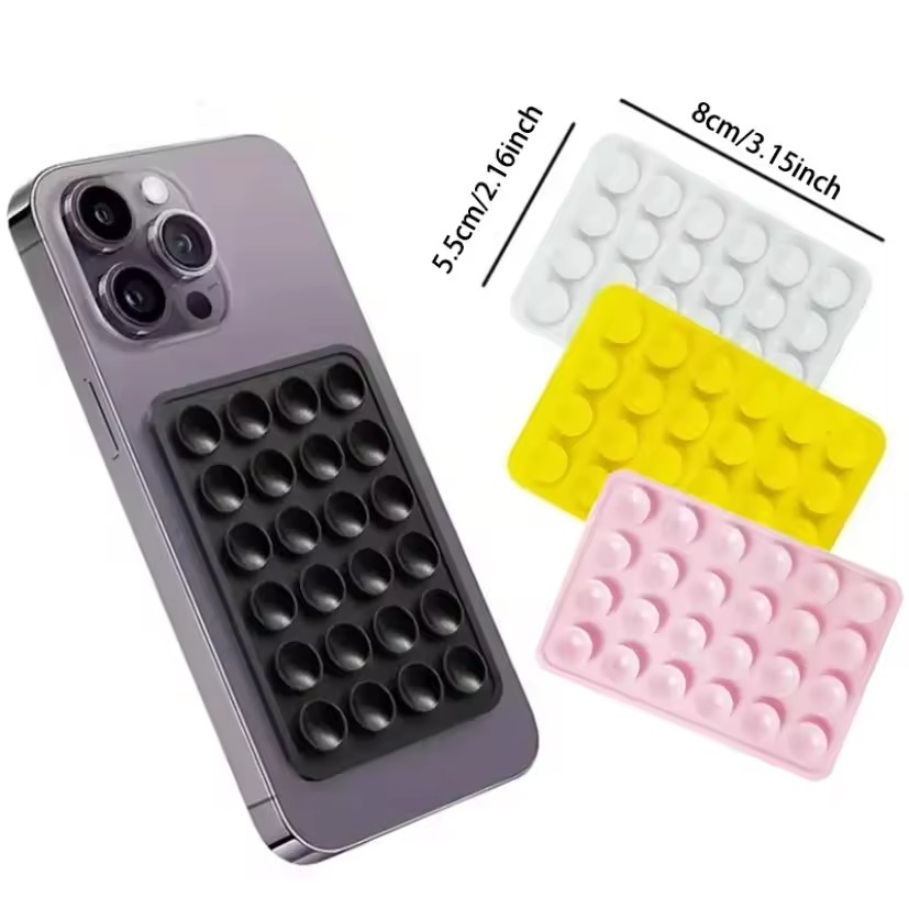 Silicone Suction Phone Holder  - Wall Sticker 评论和价格