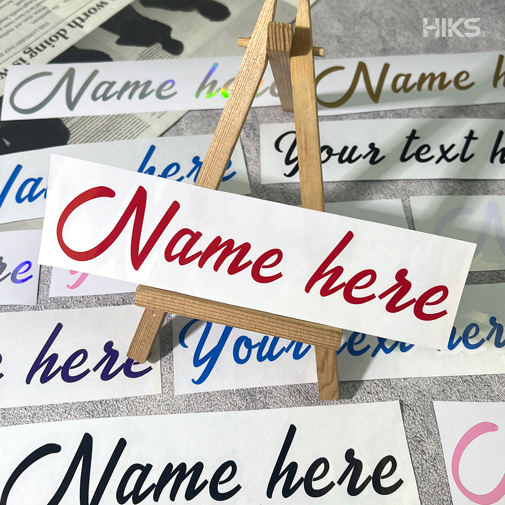 2PCS Custom Cursive Name Vinyl - Wall Sticker 评论和价格