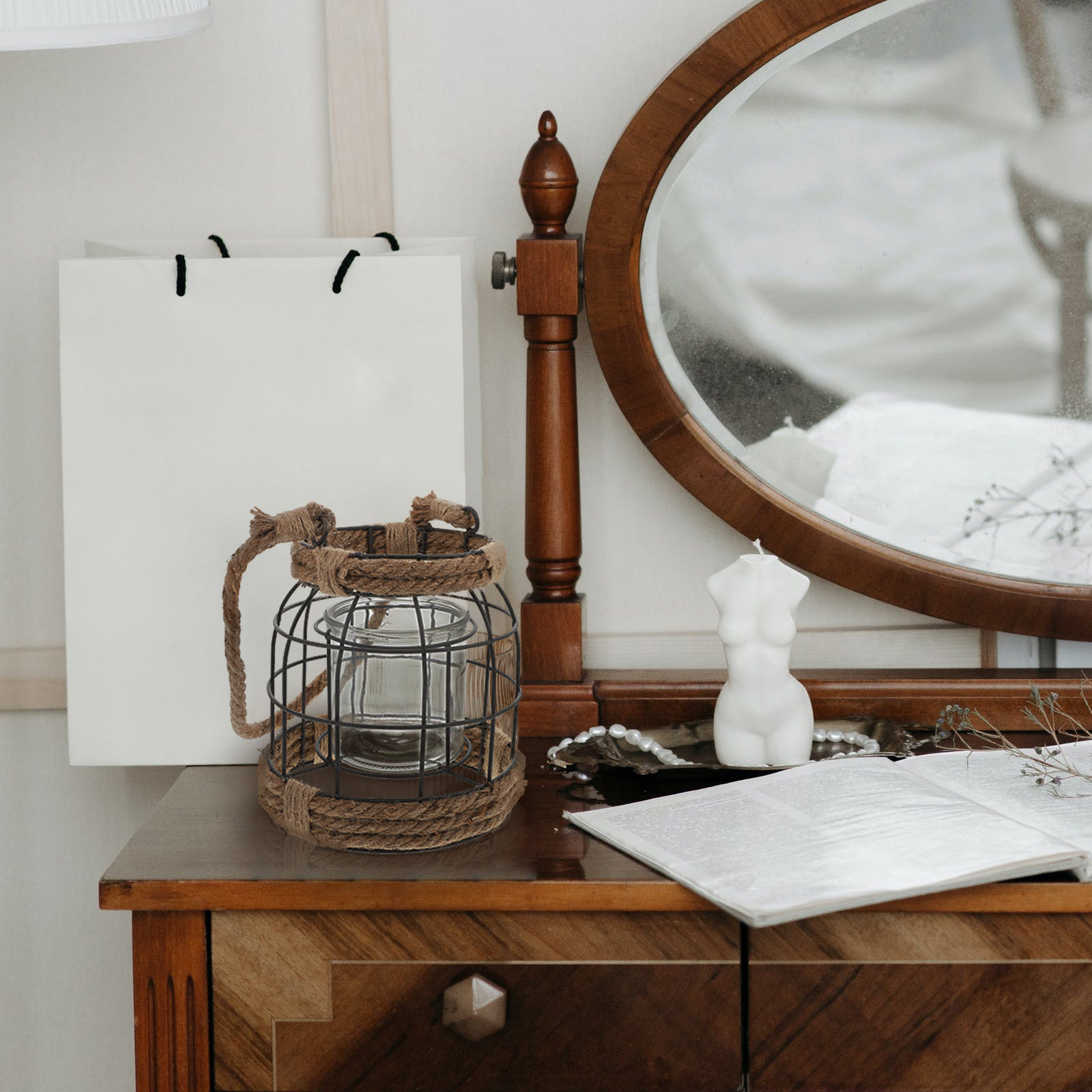 Iron Candle Holder Lantern Vin - Candle Holder Decor 评论和价格