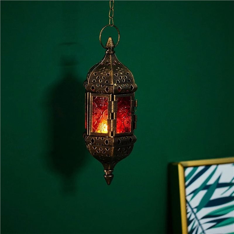 AB34-4 Pcs Hanging Hexagon Dec - Candle Holder Decor 评论和价格