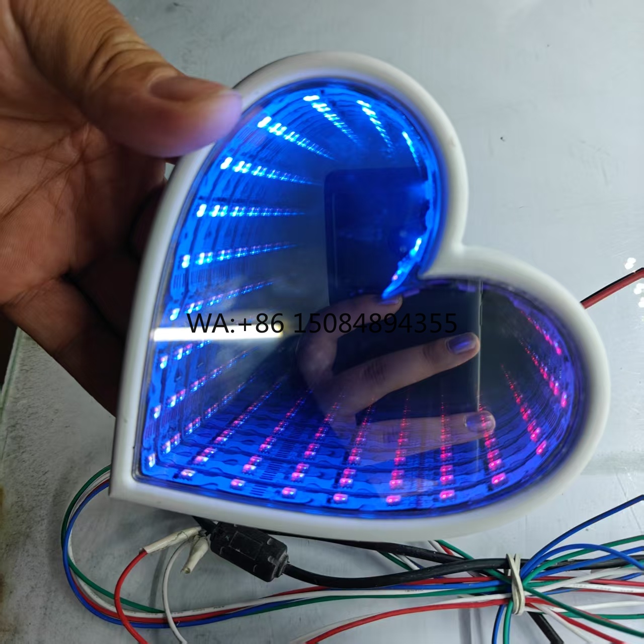 3D Multi-Color Infinity Mirror - Decorative Mirror 评论和价格