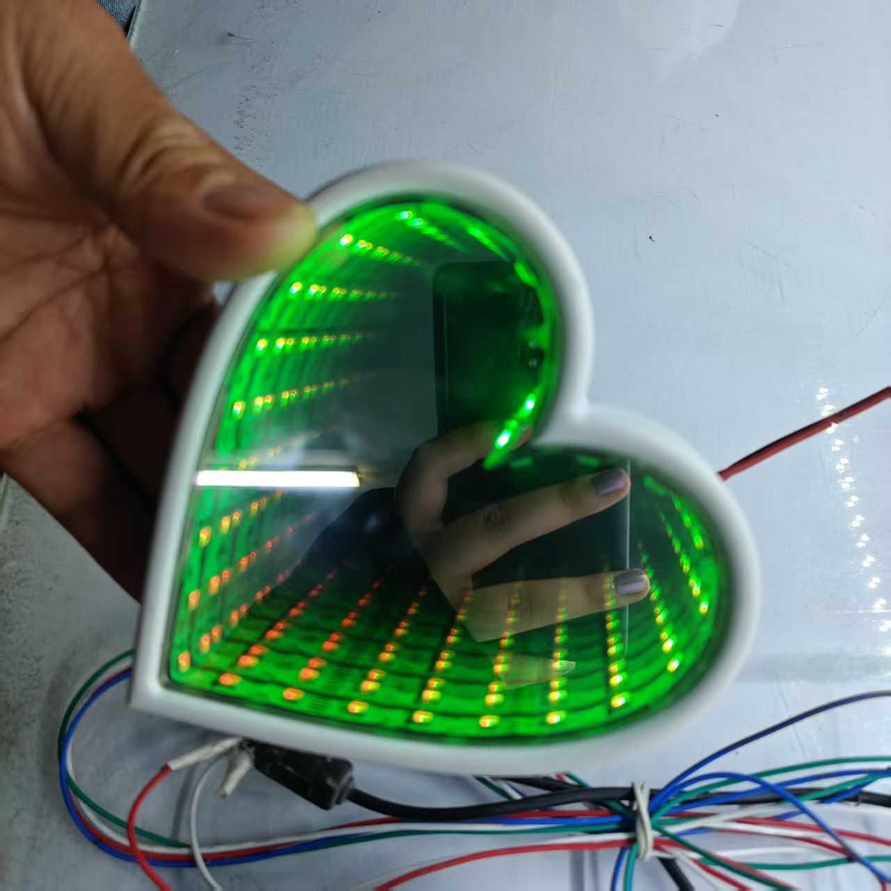 3D Multi-Color Infinity Mirror - Decorative Mirror 评论和价格