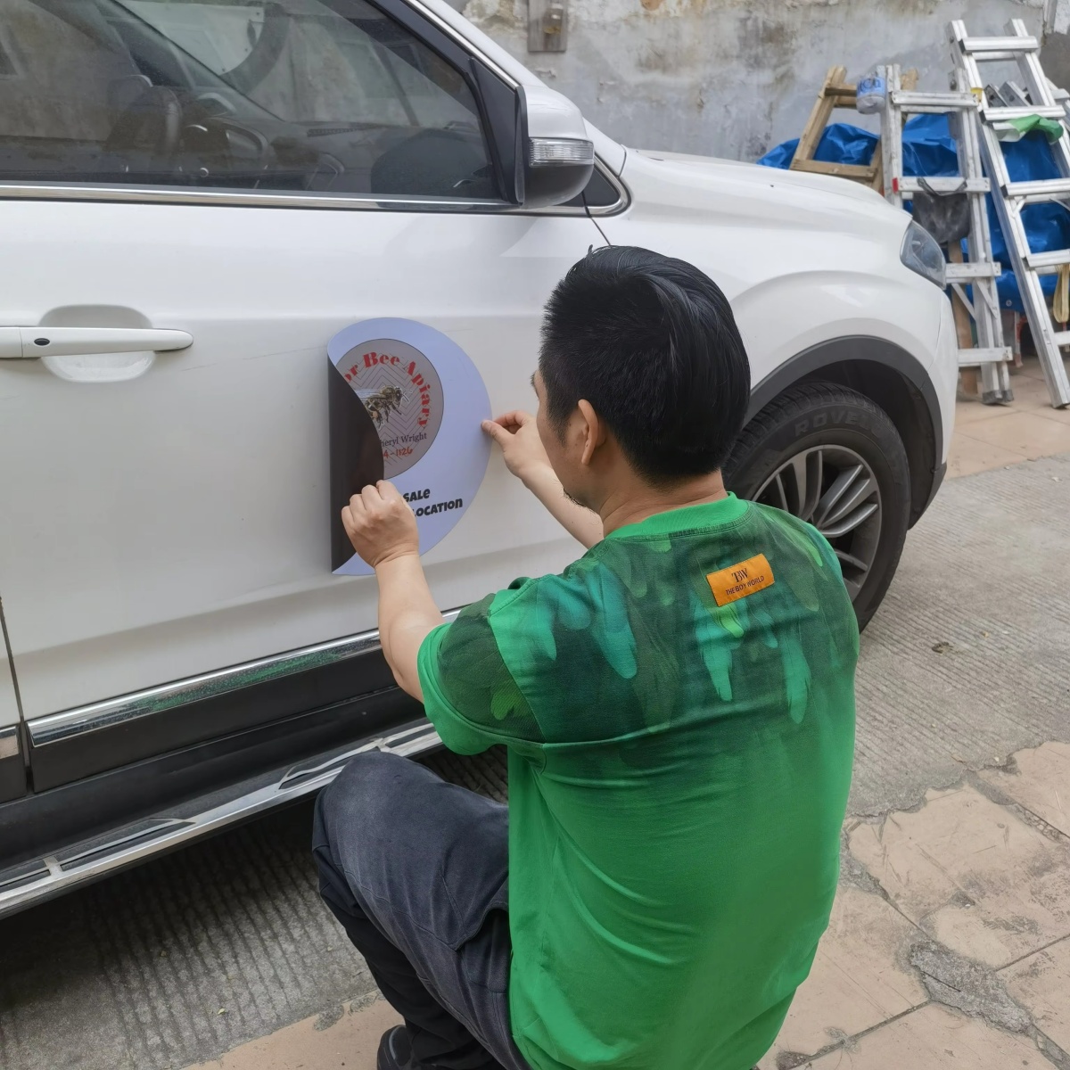 Customizable Magnetic Car Deca - Wall Sticker 评论和价格