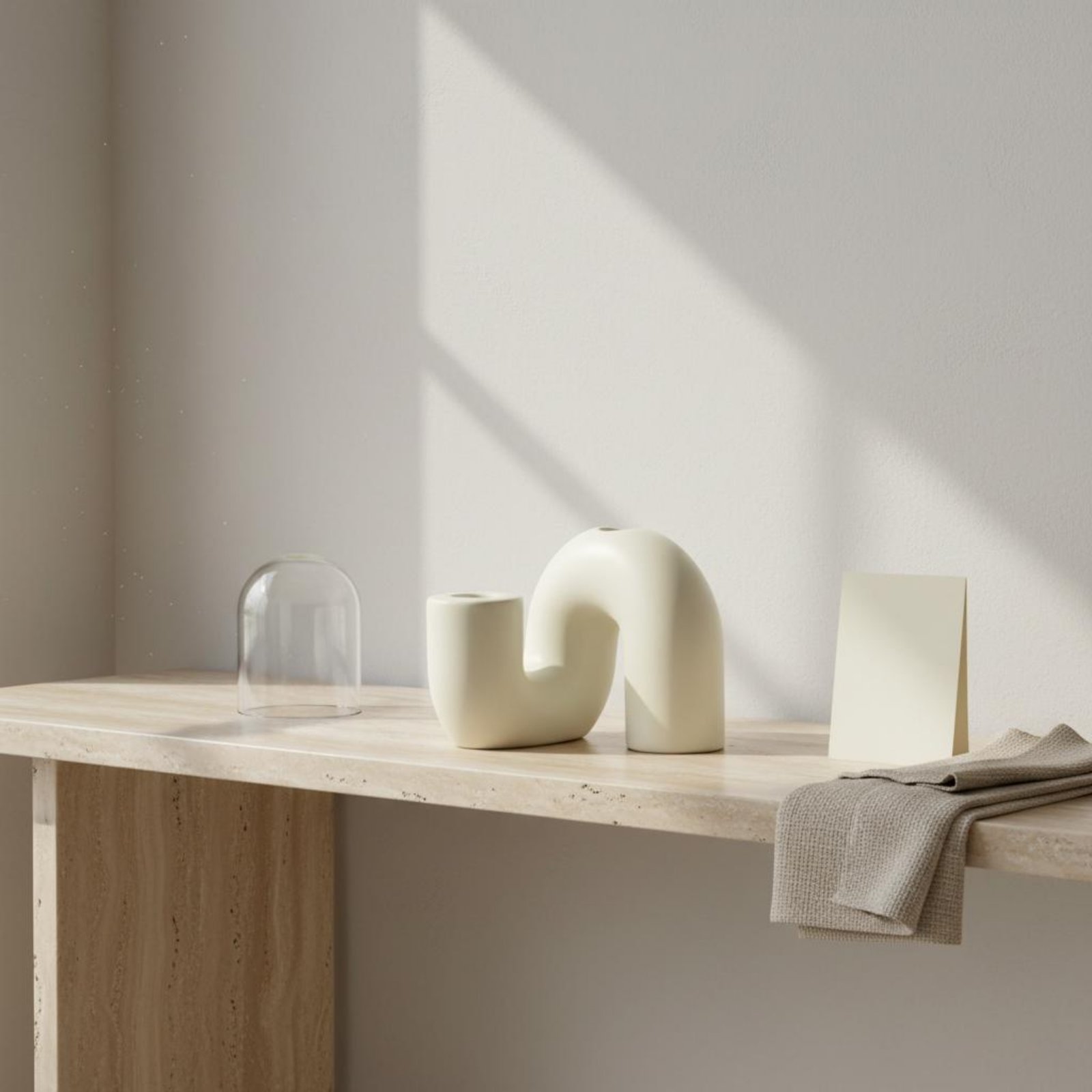 Wavy Ceramic Candle Holder Min - Candle Holder Decor 评论和价格