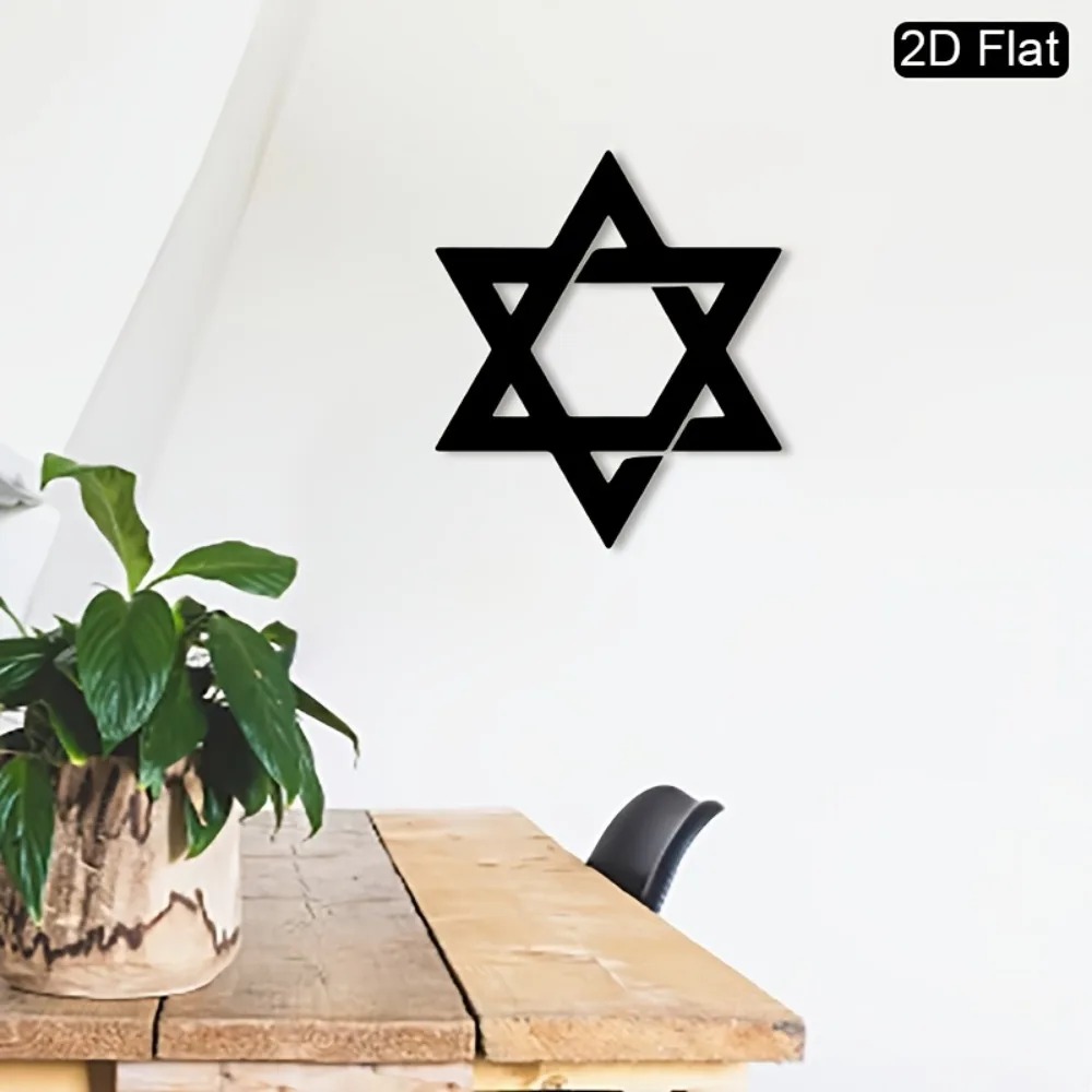CIFBUY Iron Wall Art Star of D - Interior Design Living Room 评论和价格