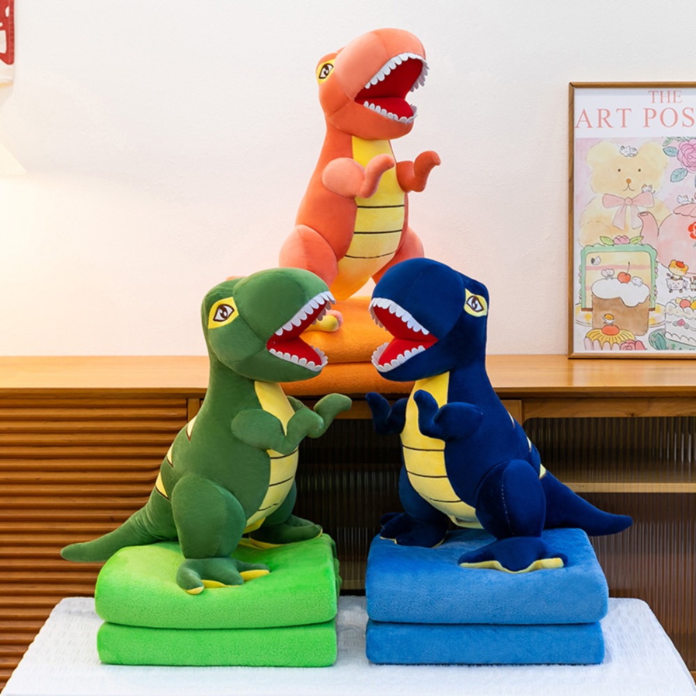 Cartoon 2-in-1 Pillow Blanket  - Throw Pillow 评论和价格