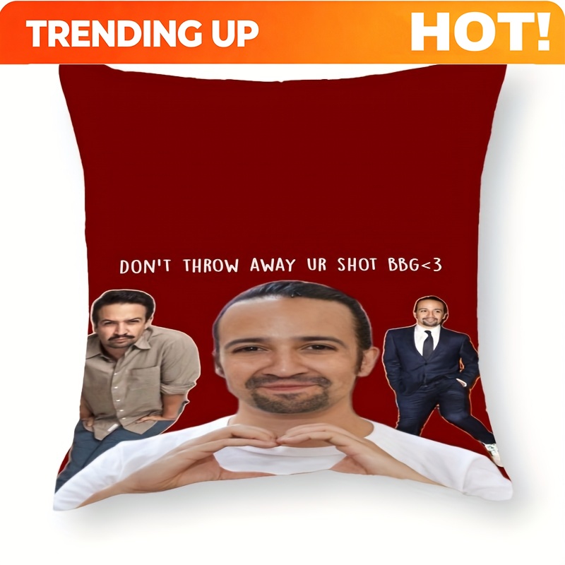 Customize 1pc Lin-Manuel Miran - Throw Pillow 评论和价格