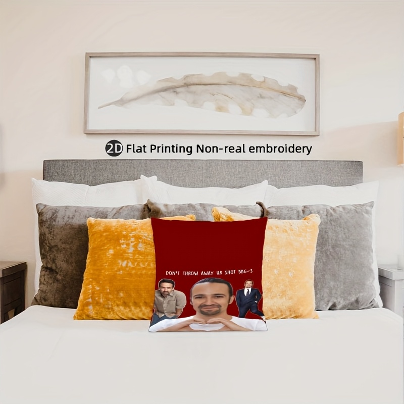 Customize 1pc Lin-Manuel Miran - Throw Pillow 评论和价格