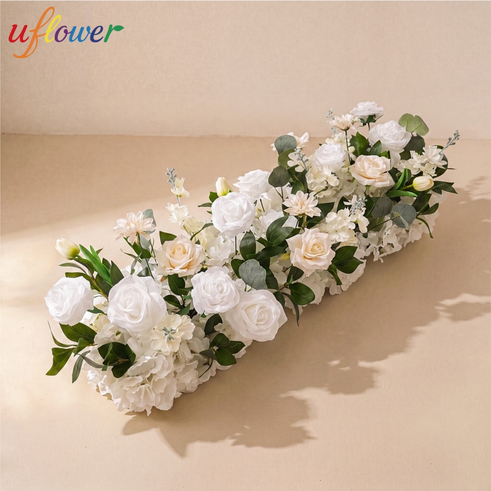Uflower Rose Greenery Flower R - Table Runner 评论和价格