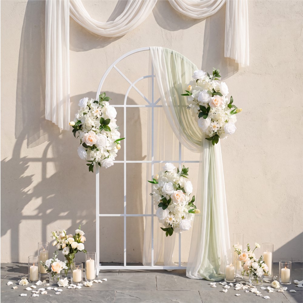 Uflower Rose Greenery Flower R - Table Runner 评论和价格