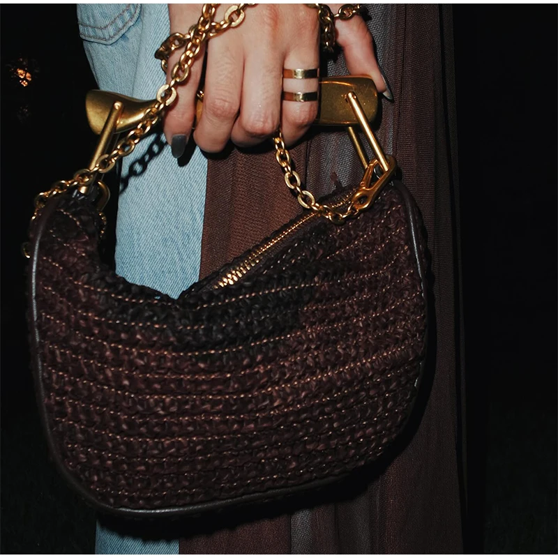 Gold Handle Brand Handwoven Ha - Interior Design High End 评论和价格
