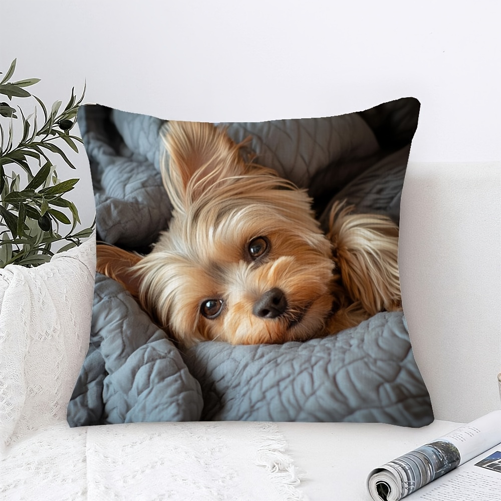Customize 1pc Yorkshire Terrie - Throw Pillow 评论和价格