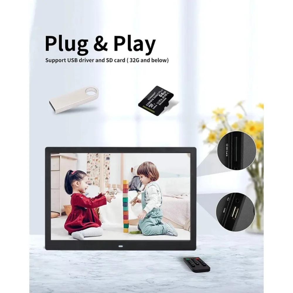 15 Inch Digital Photo Frame, L - Picture Frame 评论和价格