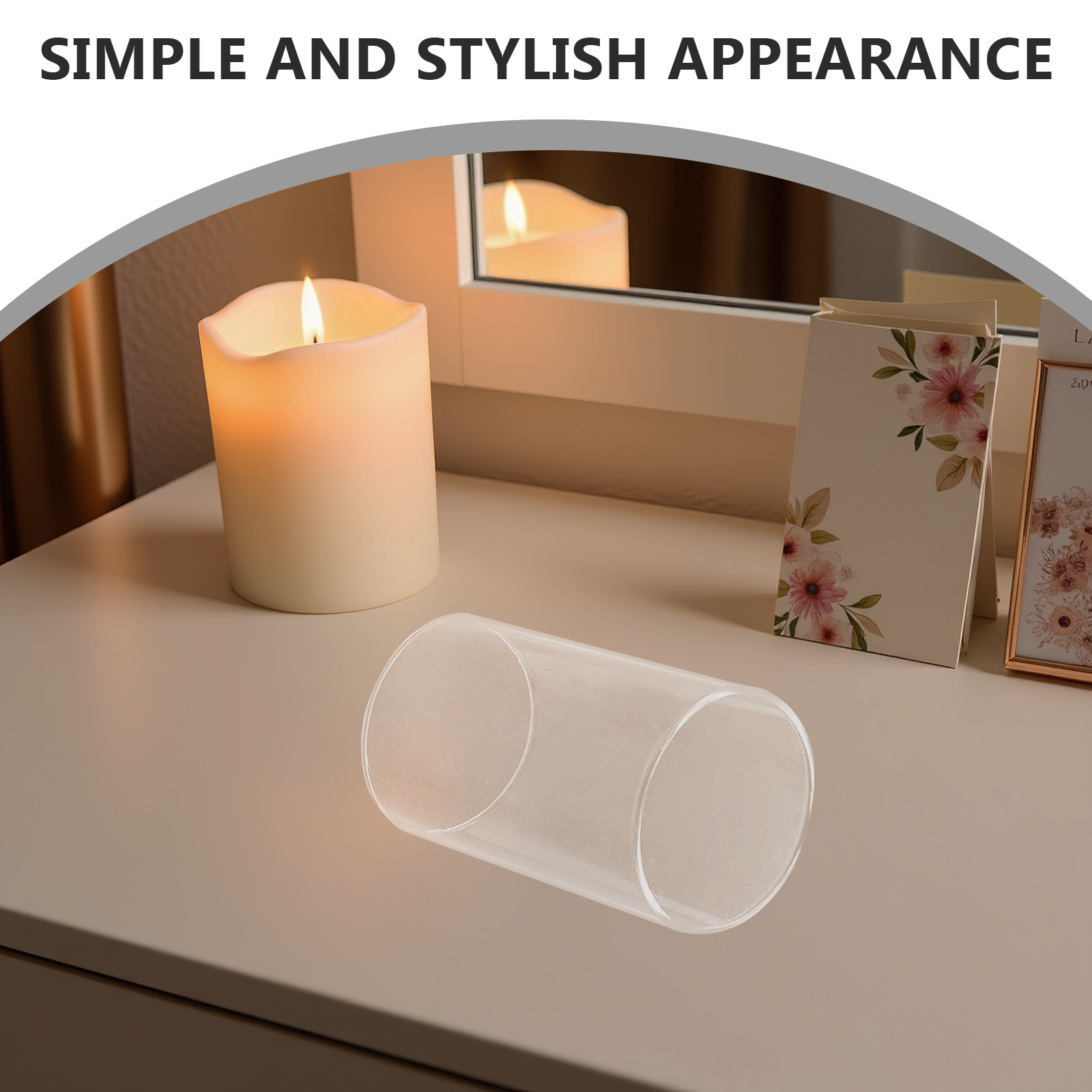 Glass Holder Candleholder Tube - Candle Holder Decor 评论和价格