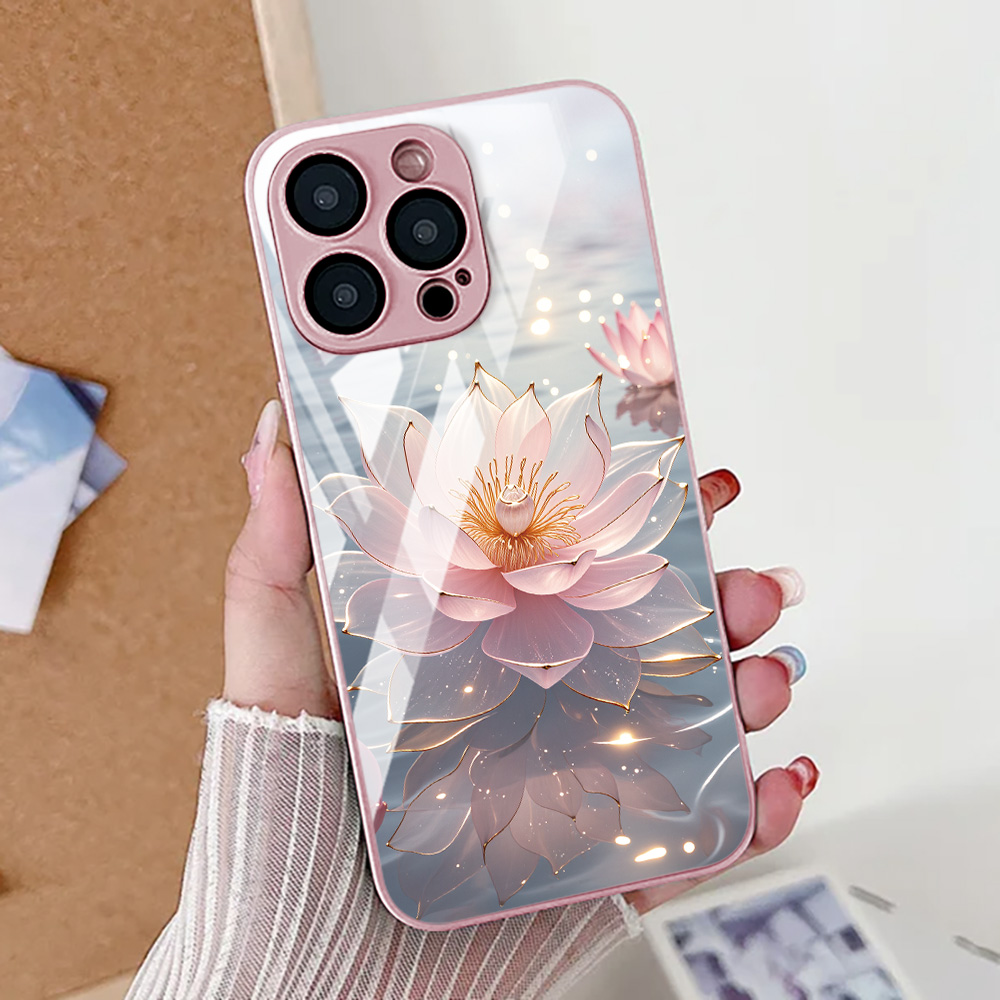 Lotus Flower Phone Case For iP - Vase Decor 评论和价格