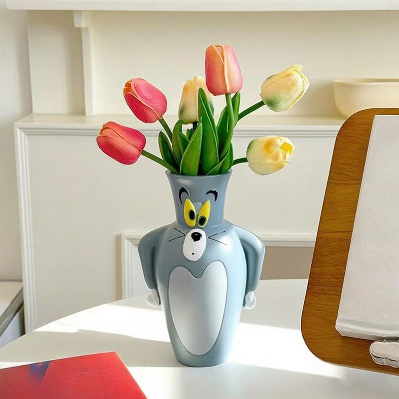Cartoon Tom New and Jerry New  - Vase Decor 评论和价格