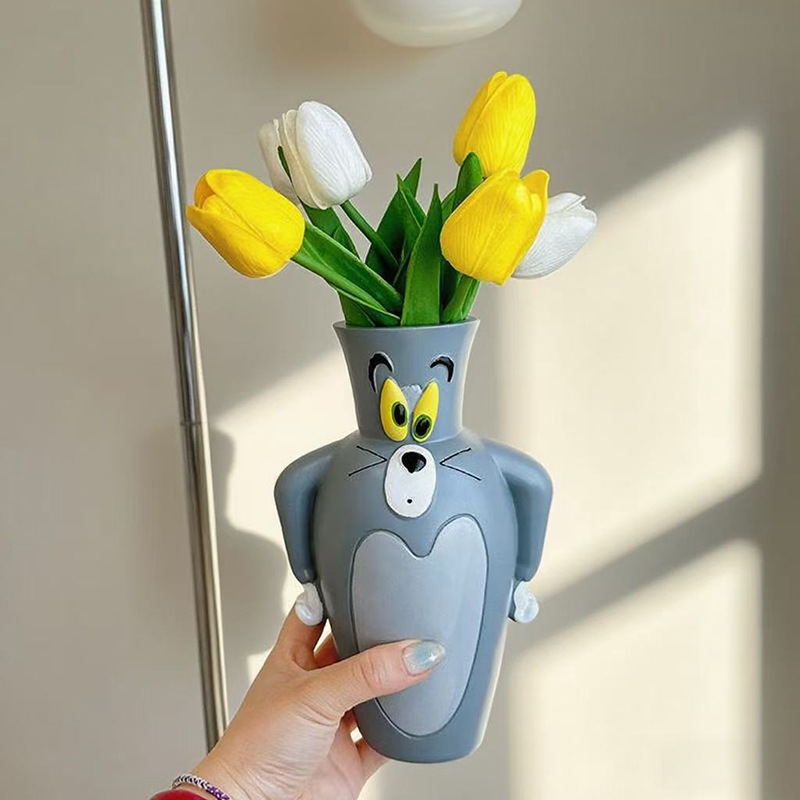Cartoon Tom New and Jerry New  - Vase Decor 评论和价格