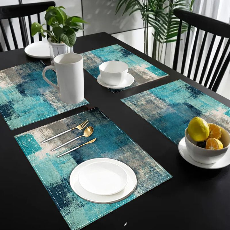 VIKAMA Morandi Abstract Ink Ta - Table Runner 评论和价格