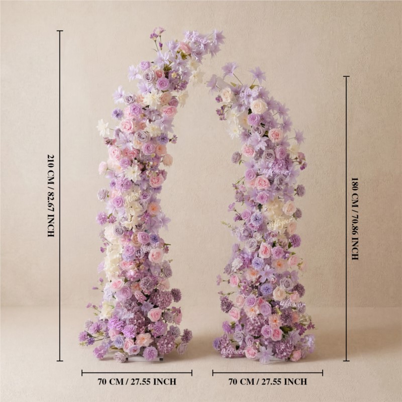 5D Uflower Purple Pink Lilies  - Table Runner 评论和价格