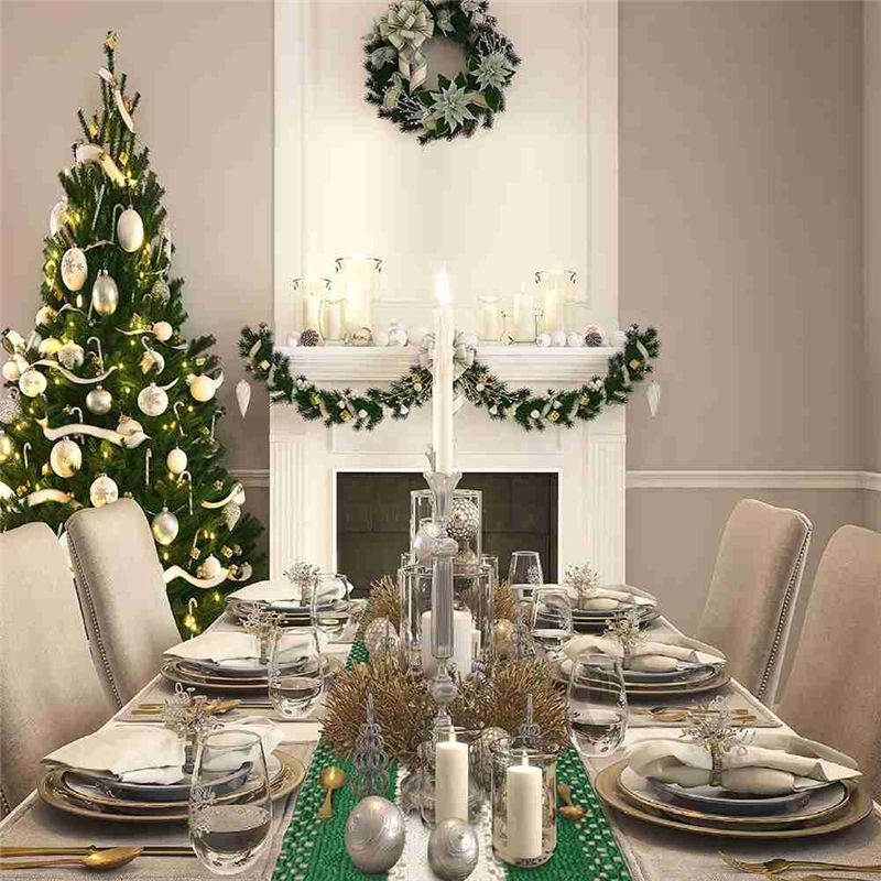 DT15 Boho Farmhouse Table Runn - Table Runner 评论和价格