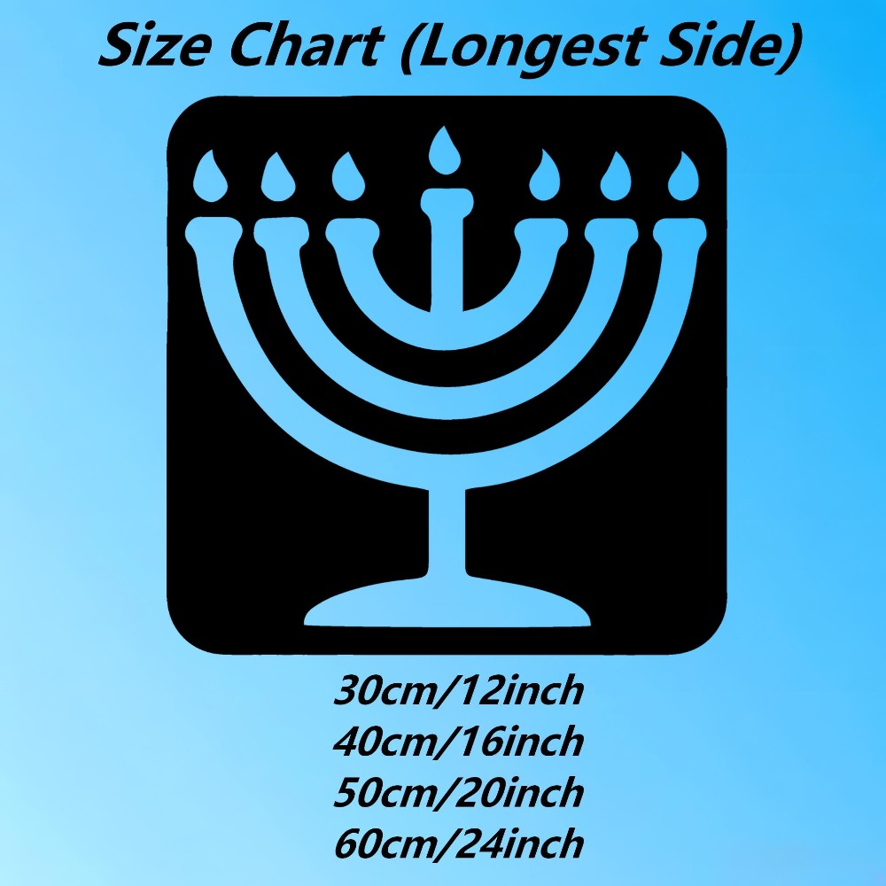 CIFBUY Vintage Menorah Metal W - Wall Art 评论和价格