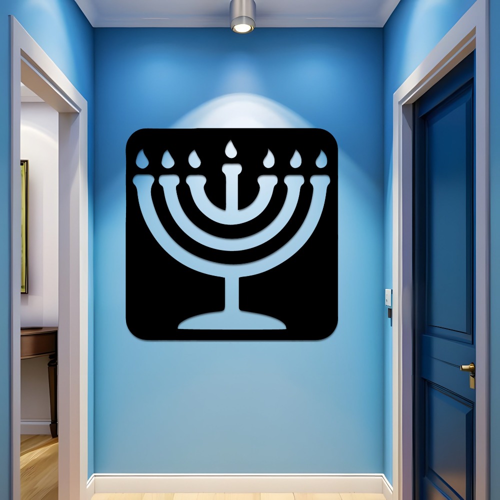 CIFBUY Vintage Menorah Metal W - Wall Art 评论和价格