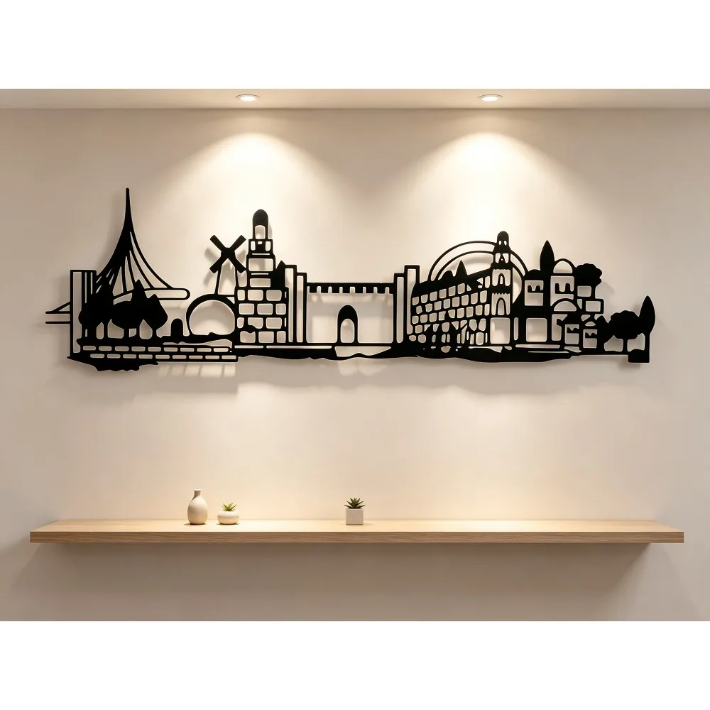 CIFBUY Iron Wall Art Jerusalem - Wall Art 评论和价格