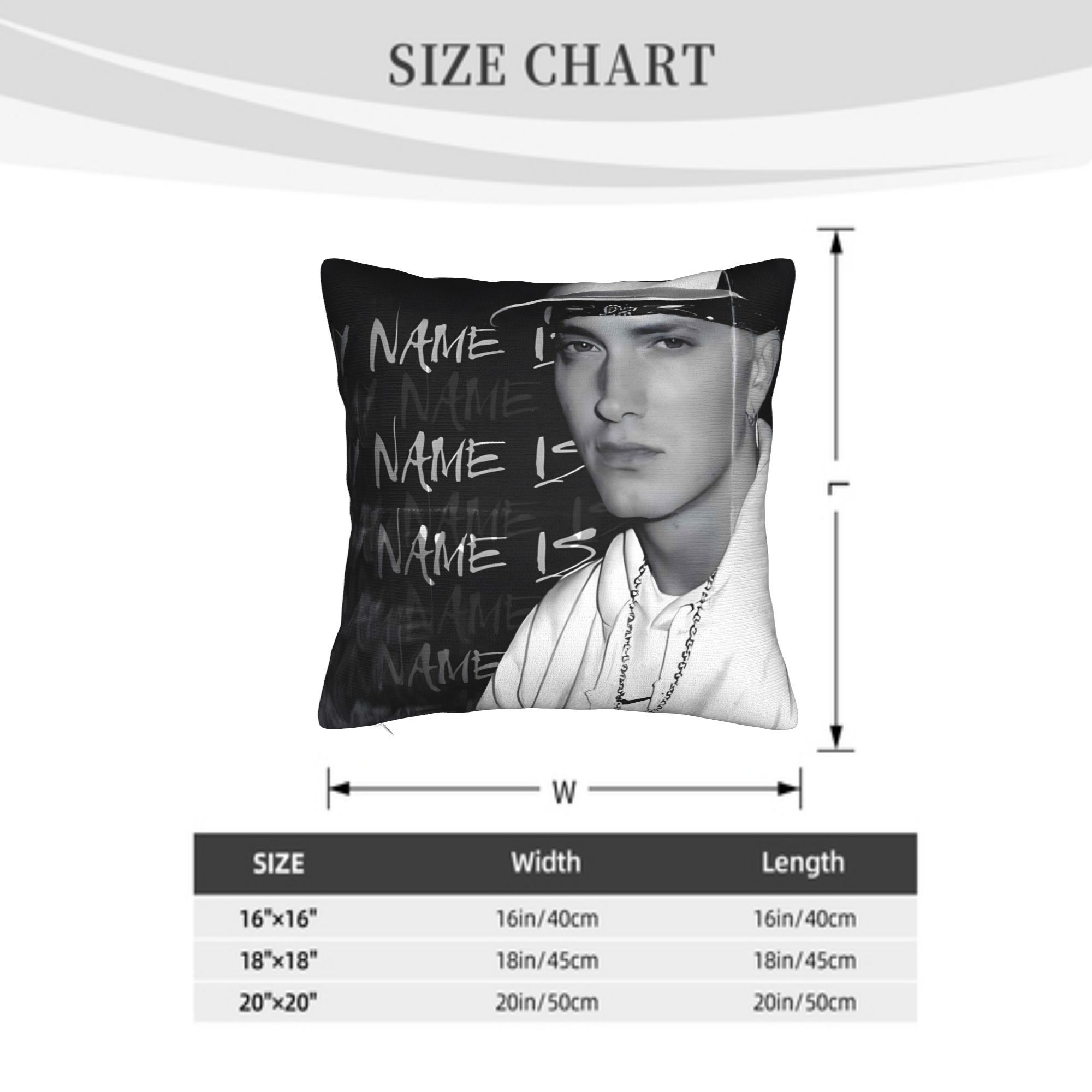 Customize EMINEM Double-Sided  - Throw Pillow 评论和价格